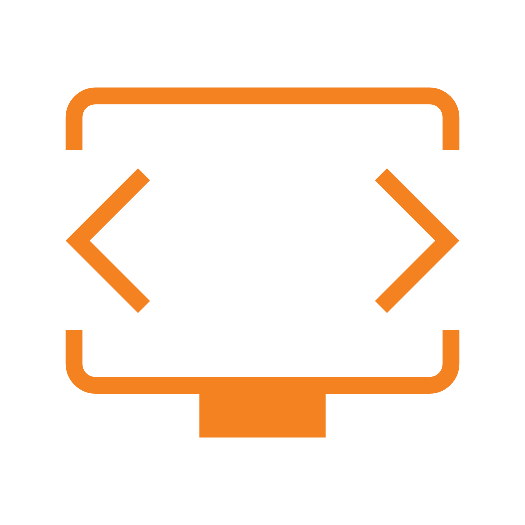 developer_mode_tv_525dp_F48221_FILL0_wght200_GRAD0_opsz48